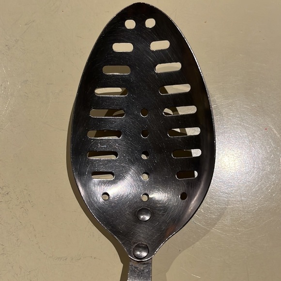 Vintage Arrow Flint Stainless Steel Slotted Spoon U.S.A. - Picture 3 of 10